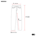 Pantalón Azul Tie-Dye  – Pieza Única Talla 38