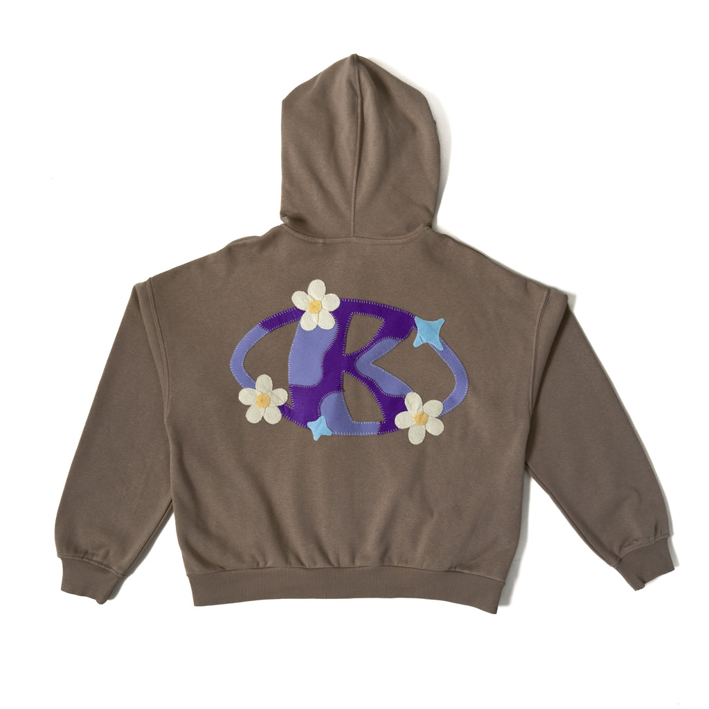 Sudadera con Logo en Patchwork – Pieza Única Talla S