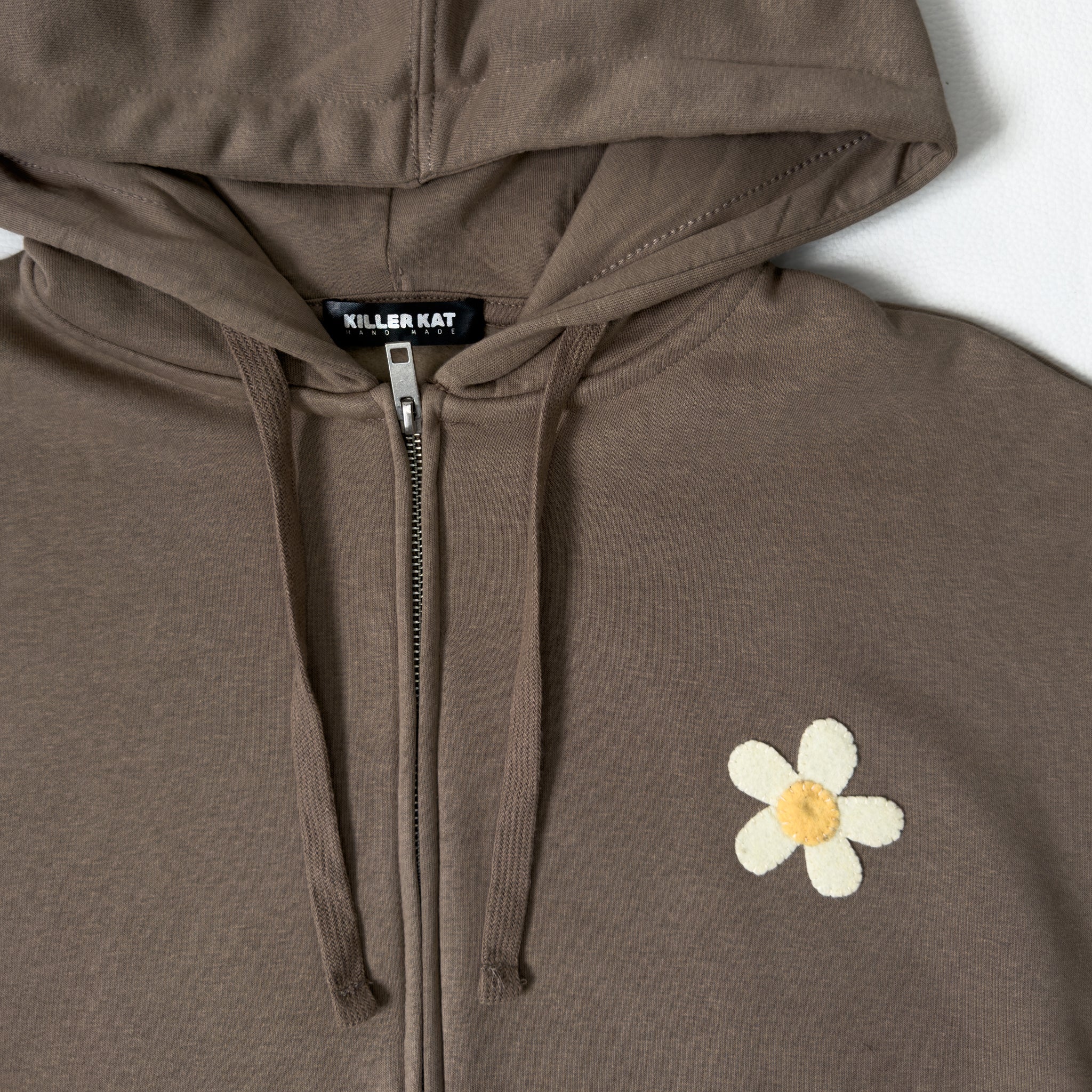 Sudadera con Logo en Patchwork – Pieza Única Talla S