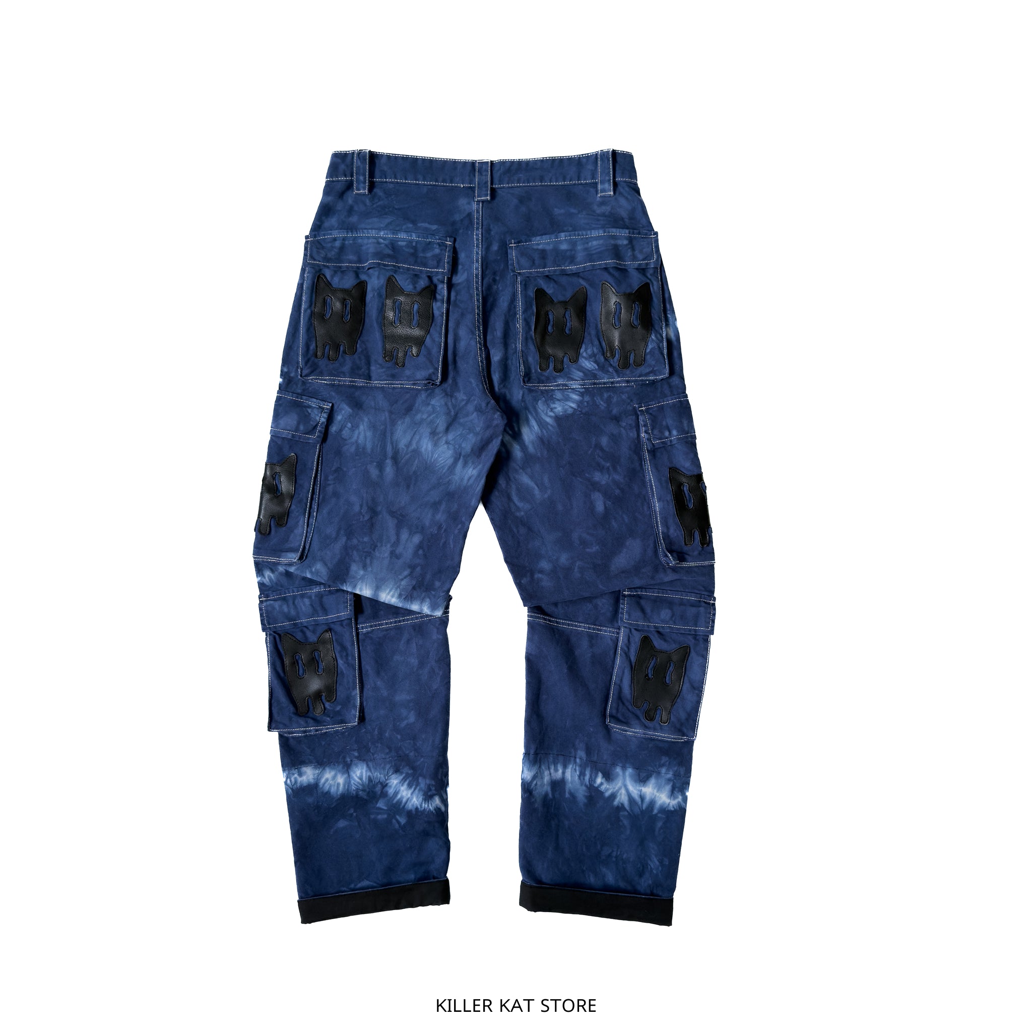 Pantalón Azul Tie-Dye  – Pieza Única Talla 38