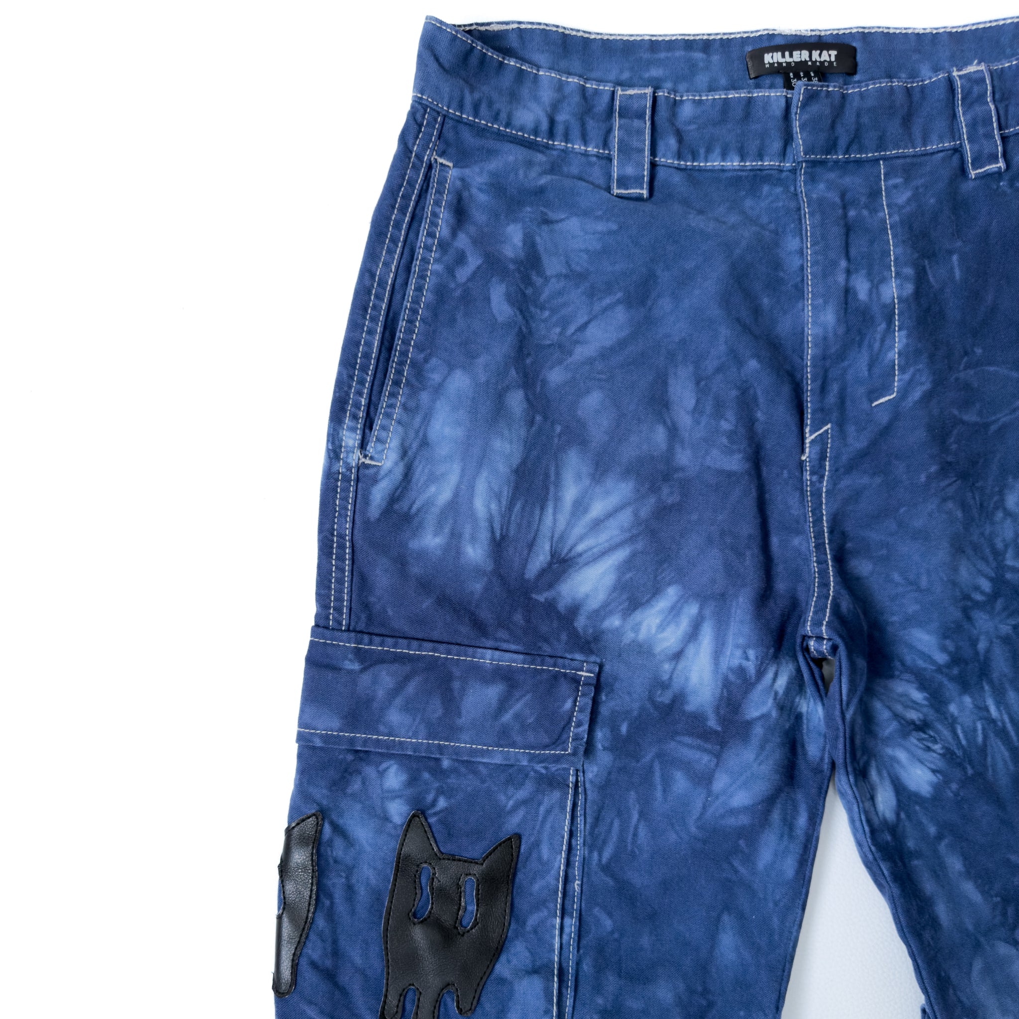 Pantalón Azul Tie-Dye  – Pieza Única Talla 38