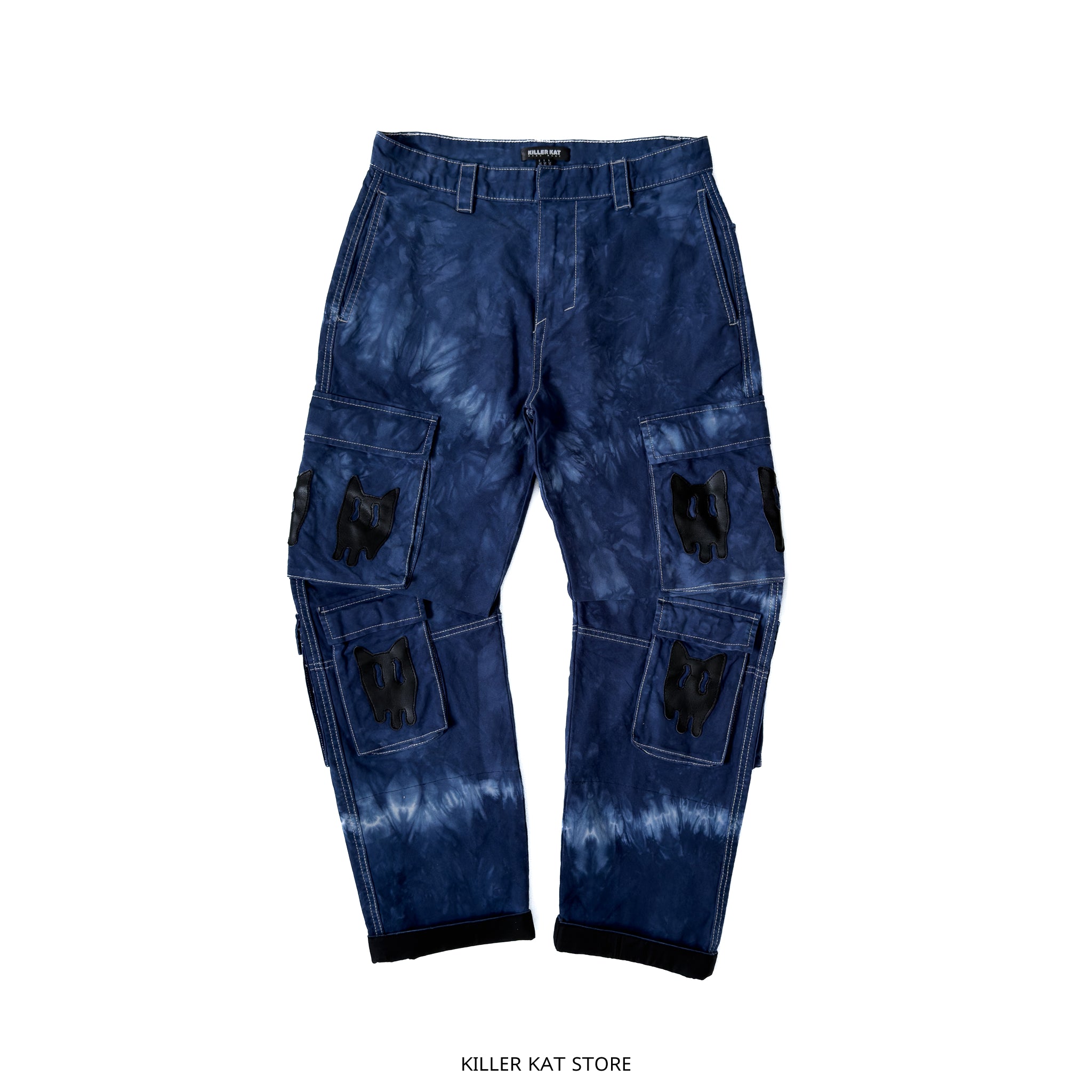 Pantalón Azul Tie-Dye  – Pieza Única Talla 38
