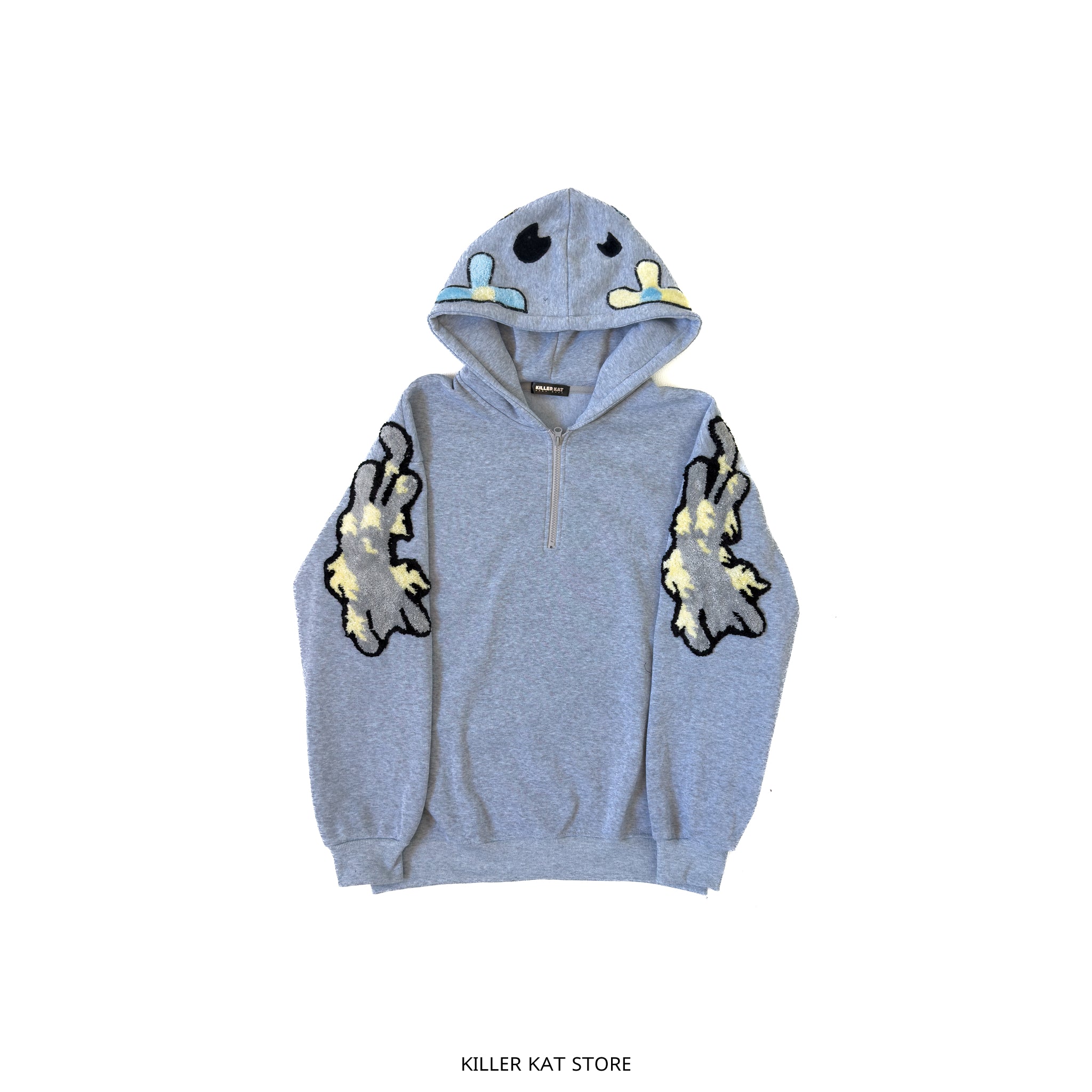 Sudadera Customizada con Bordados Artesanales – Edición Limitada Talla M