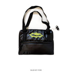 Tote Bag Negro y Verde neón Cuero Sintético - Pieza Única