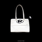 Tote Bag blanco Cuero Sintético - Pieza Única