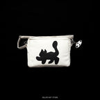 Bolso Bandolera Blanco y negro Cuero Sintético - Pieza única