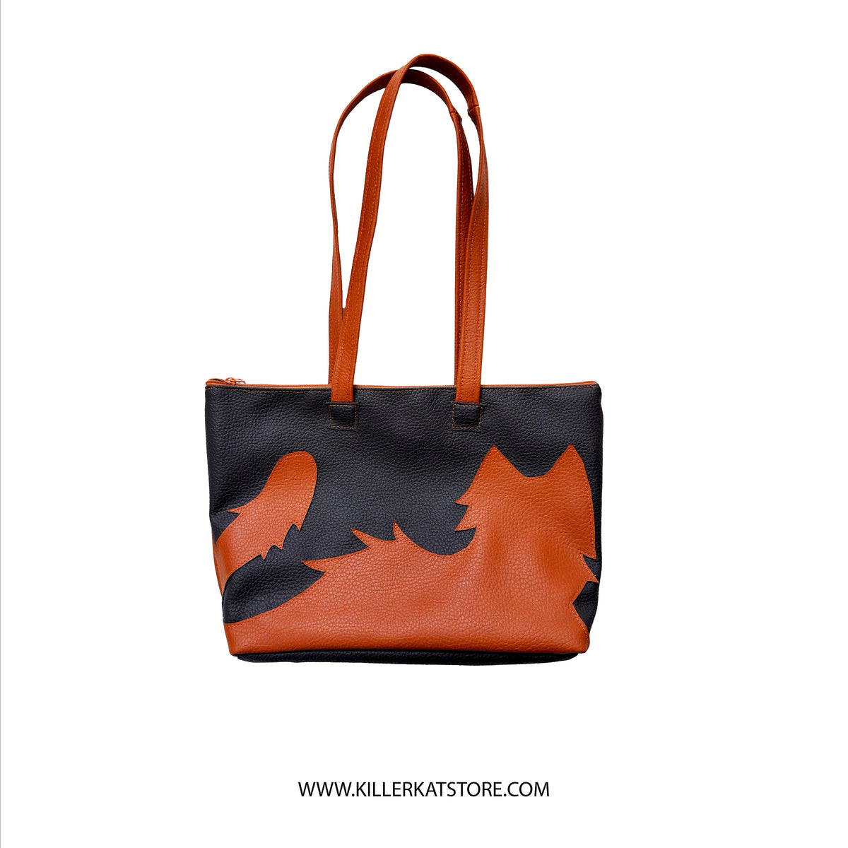 Tote bag Marron Killer Kat Cuero sintético