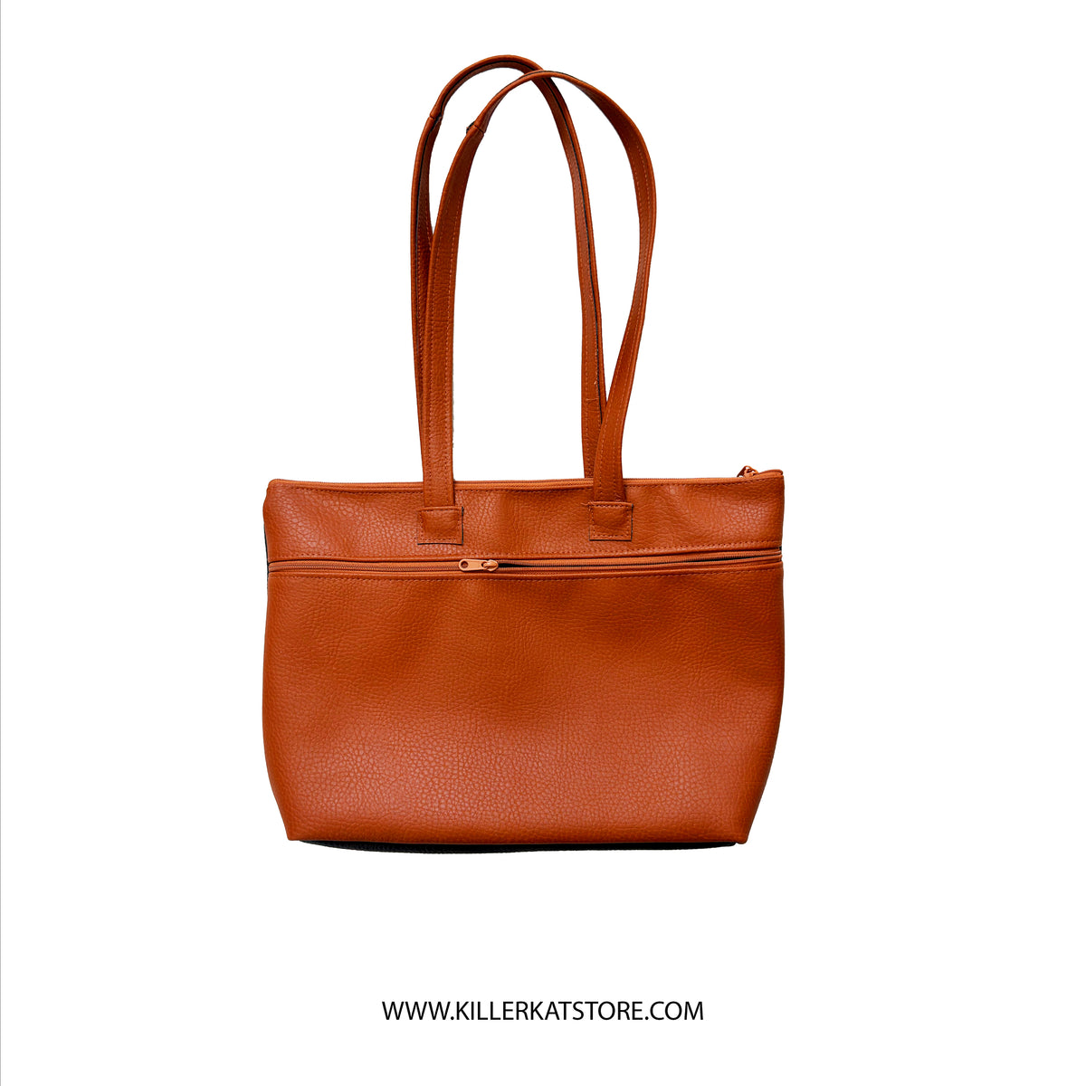 Tote bag Marron Killer Kat Cuero sintético