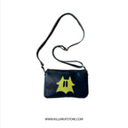 Bolso Bandolera Cuero Sintético Azul Verde