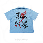 Camiseta Flor Talla M Killer Kat ( Unidad única)