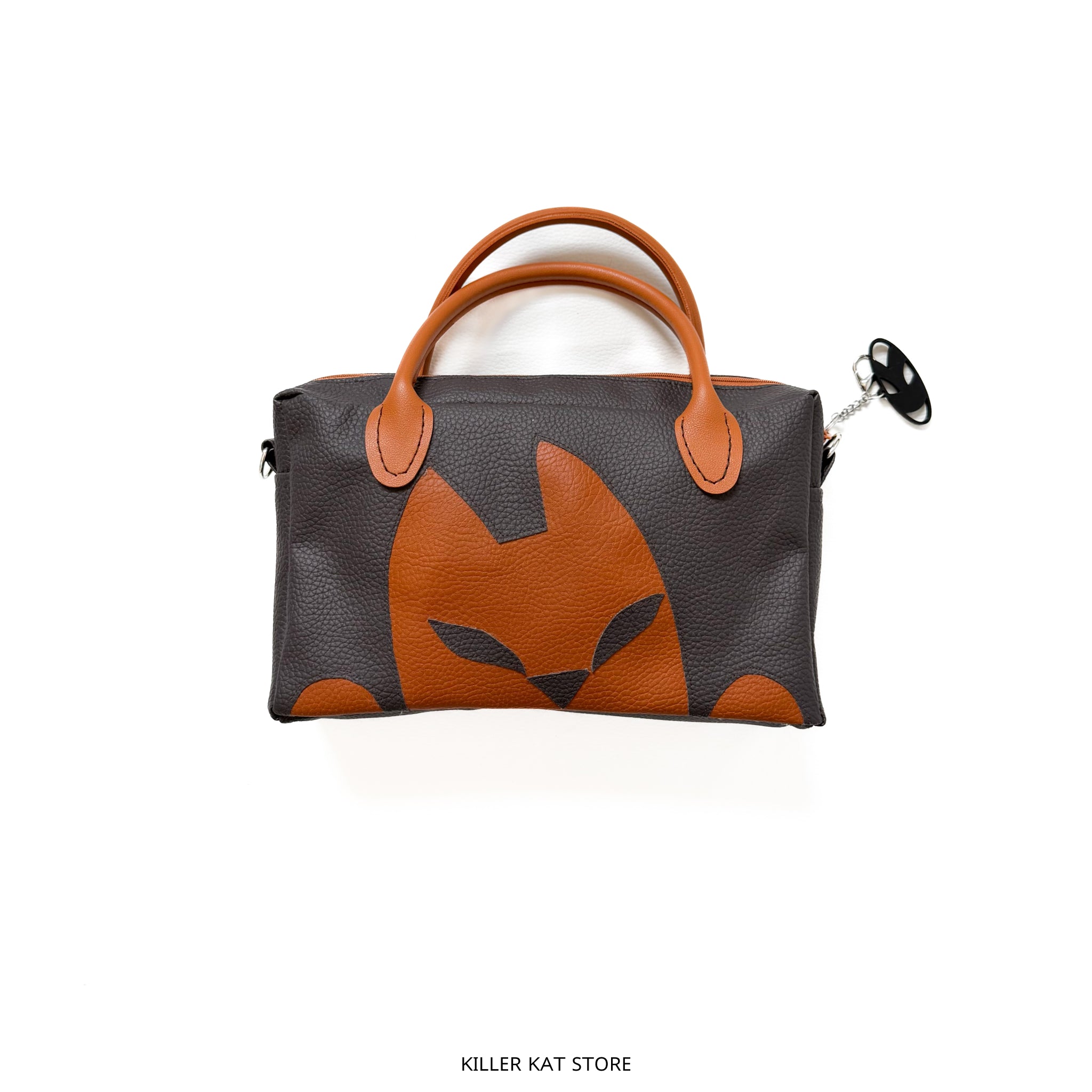 Bolso De mano Marrón Cuero sintético - Pieza única